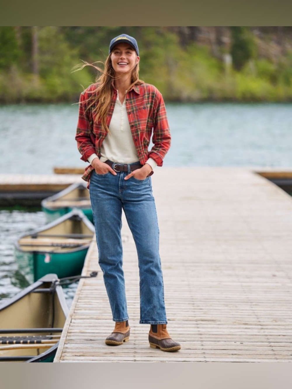 Vintage L.L. Bean Flannel Plaid Shirt